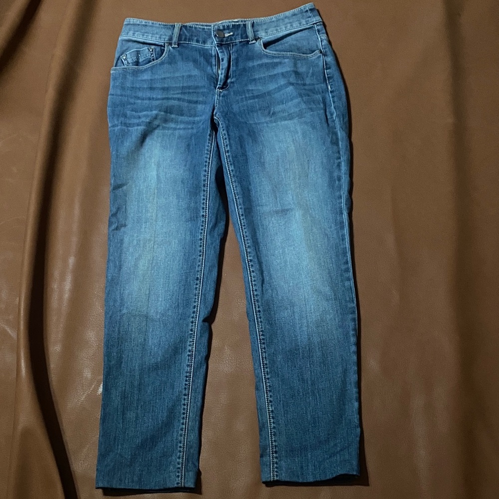 Chico's Straight Leg Blue Jeans
